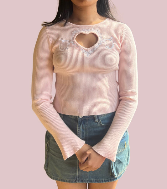 Sabrina’s Sweater - Pastel Pink