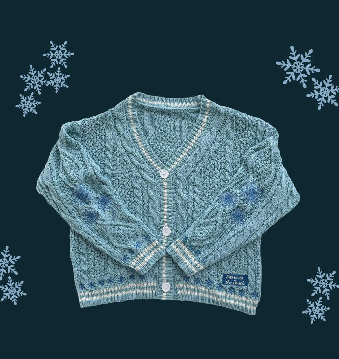 Snow on the Beach Cardigan - Limited Edition