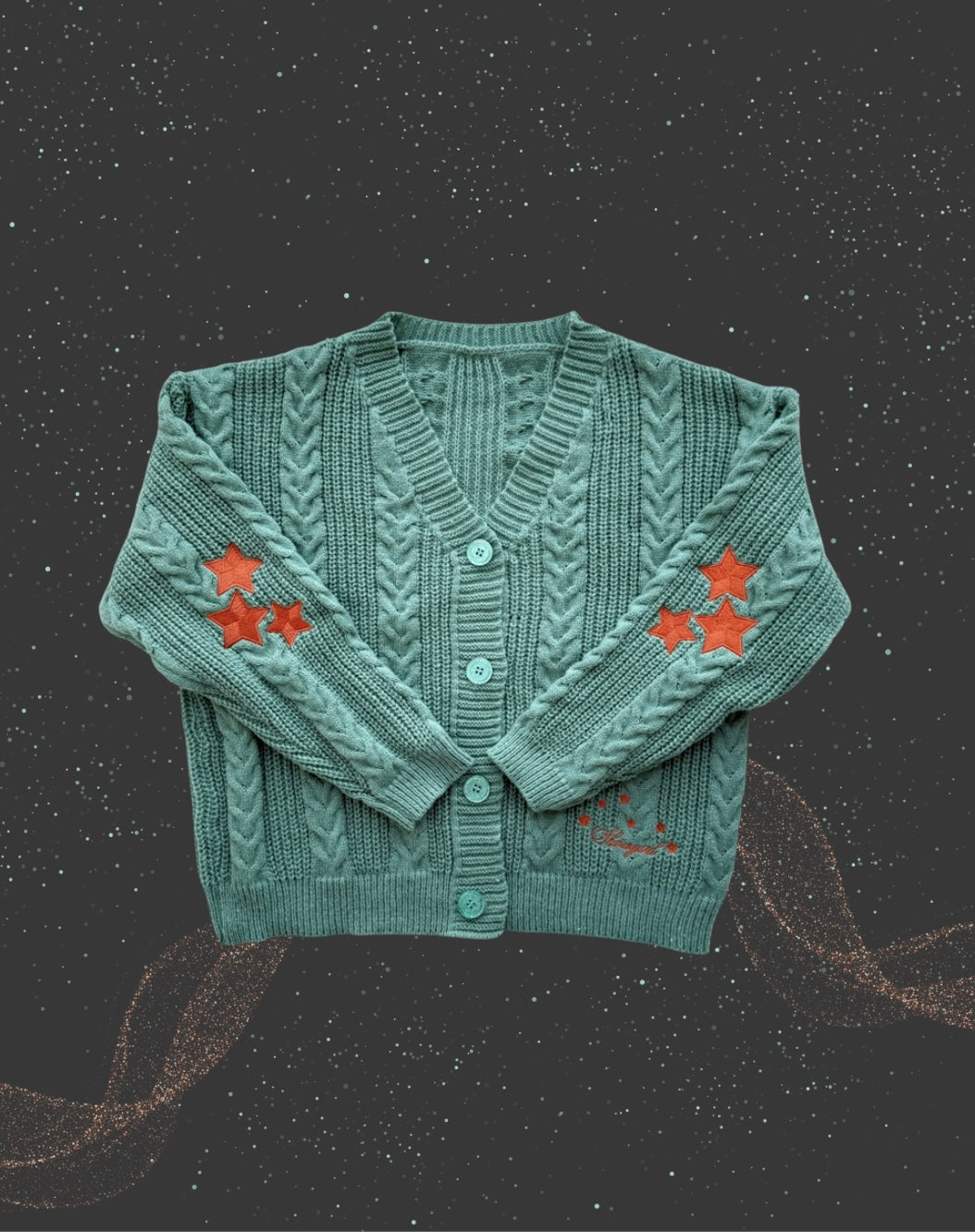 Showgirl Cardigan - Turquoise Variant