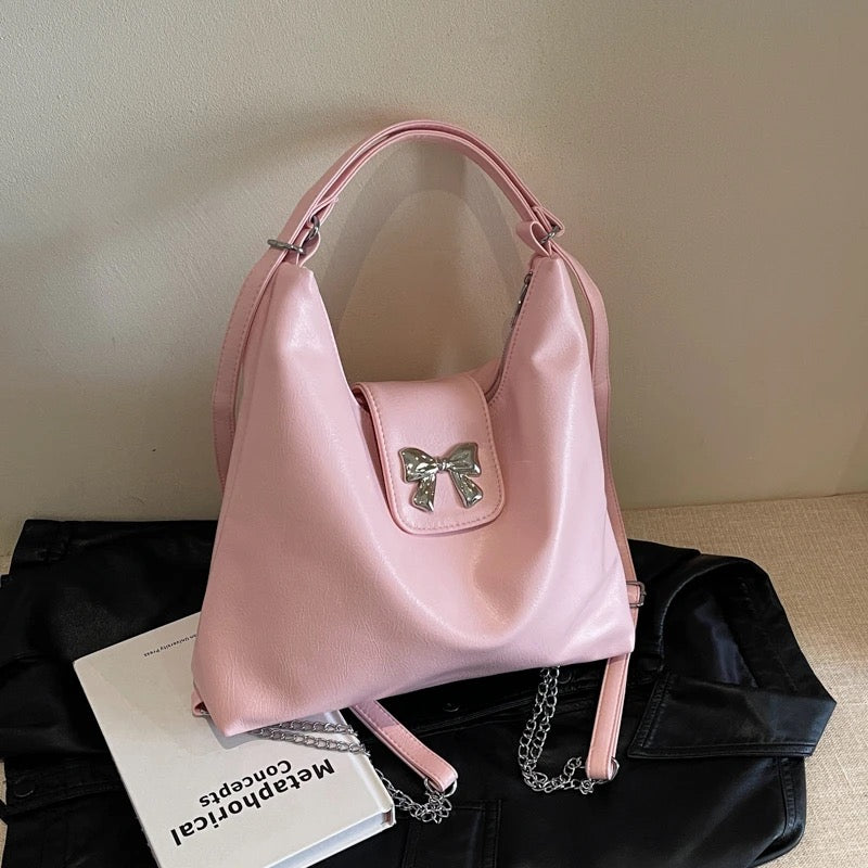 Blush Boudoir Bow Bag
