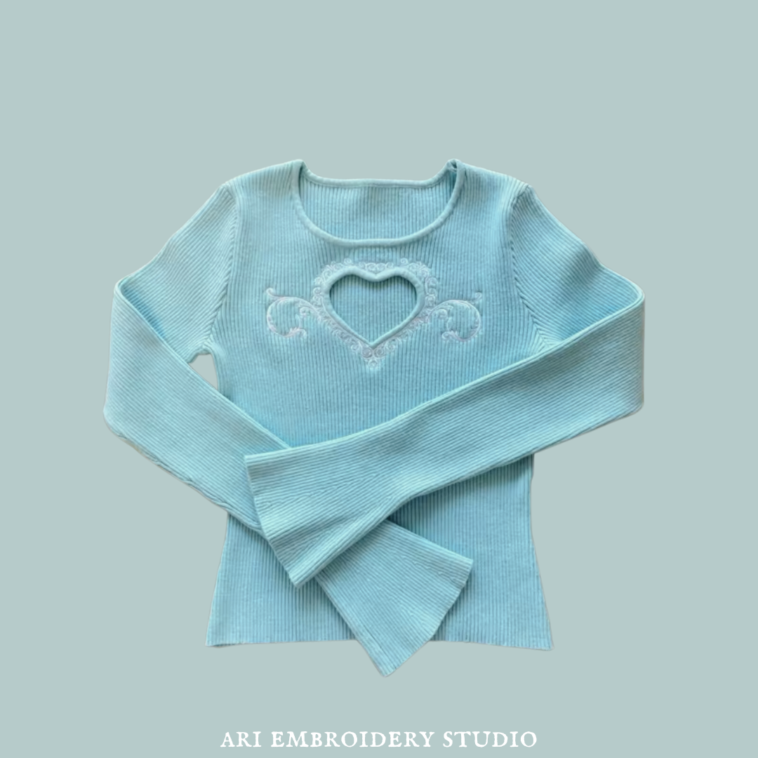 Pastel Blue Sabrina’s Sweater