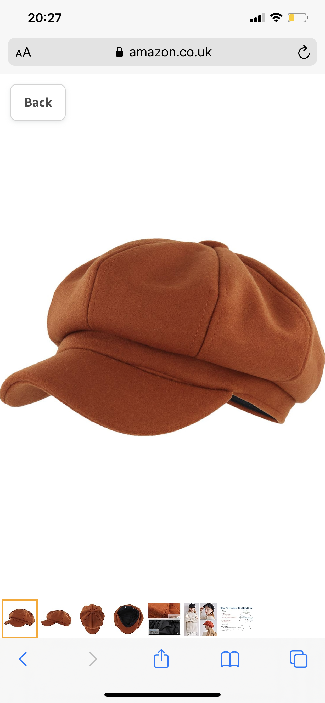 Gorra estilo pescador roja