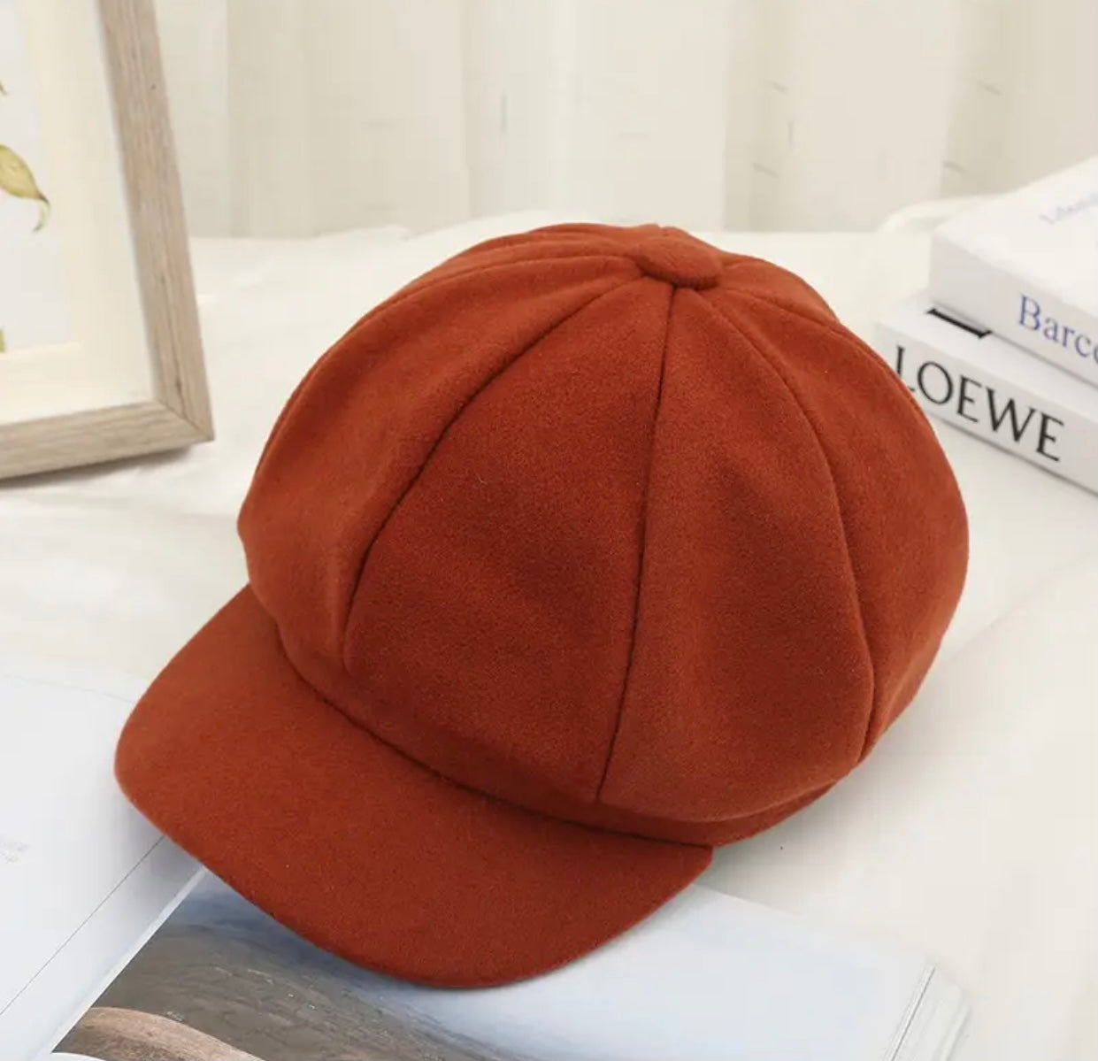 Gorra estilo pescador roja