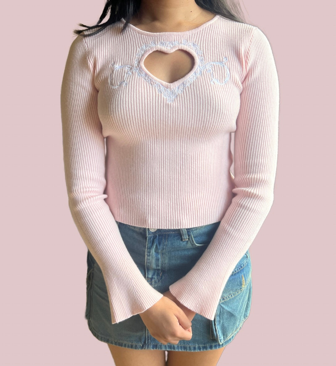 Sabrina’s Sweater - Pastel Pink