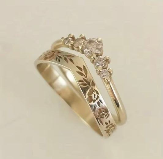 Love Story Double Set Rings