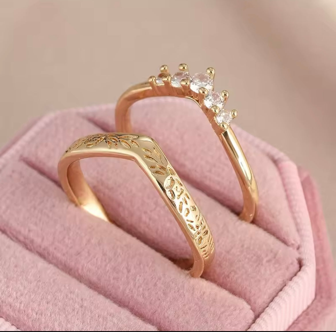 Love Story Double Set Rings