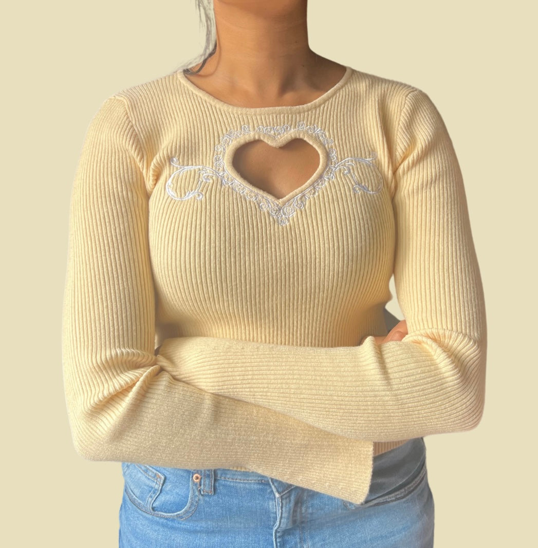 Pastel Yellow Sabrina’s Sweater