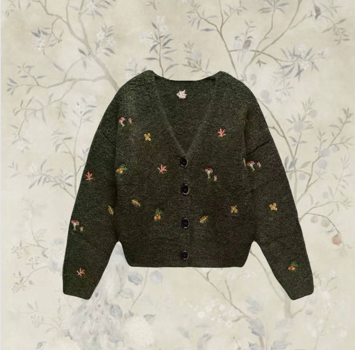 Leaf cardigan zara Clearance