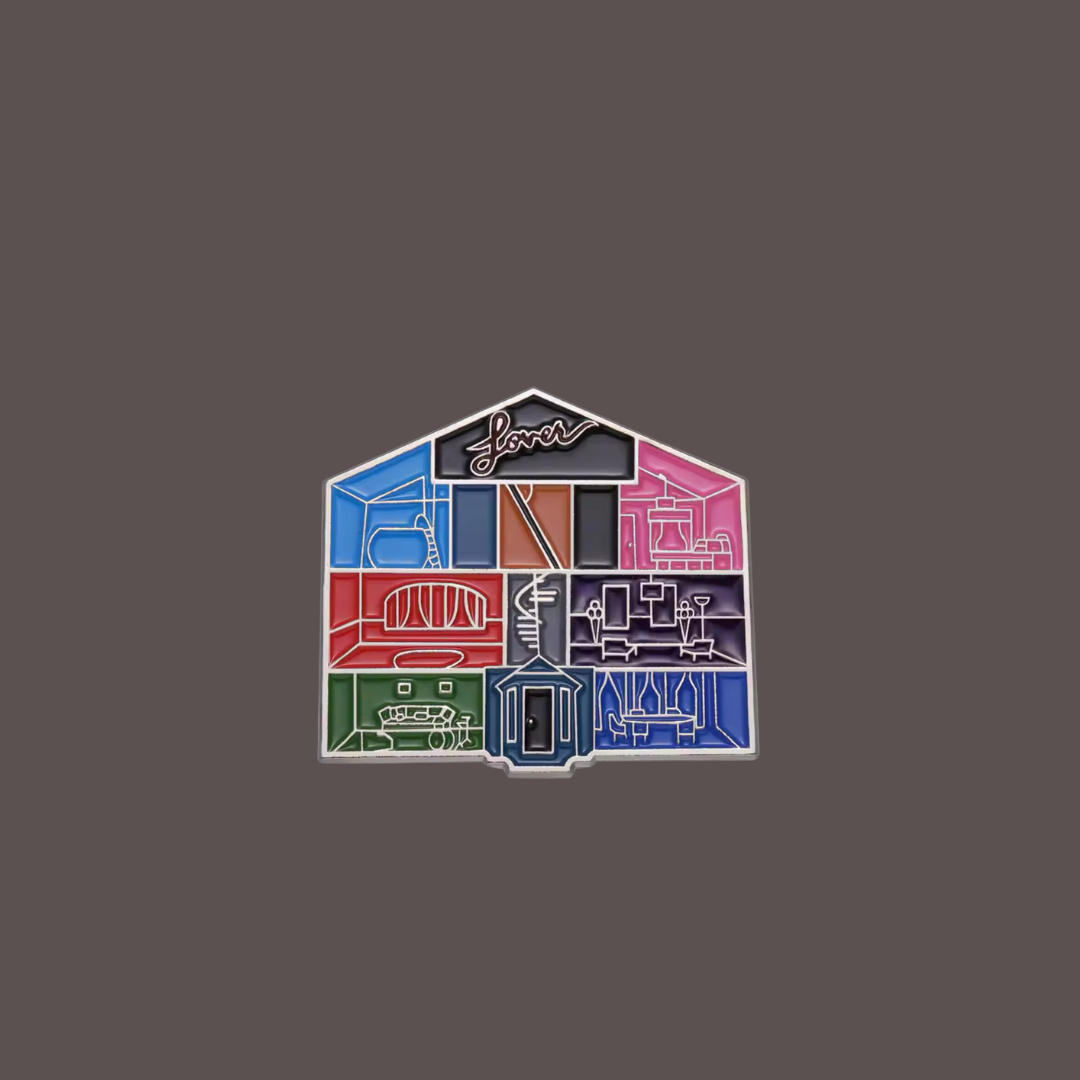 Lover House Enamel Pin