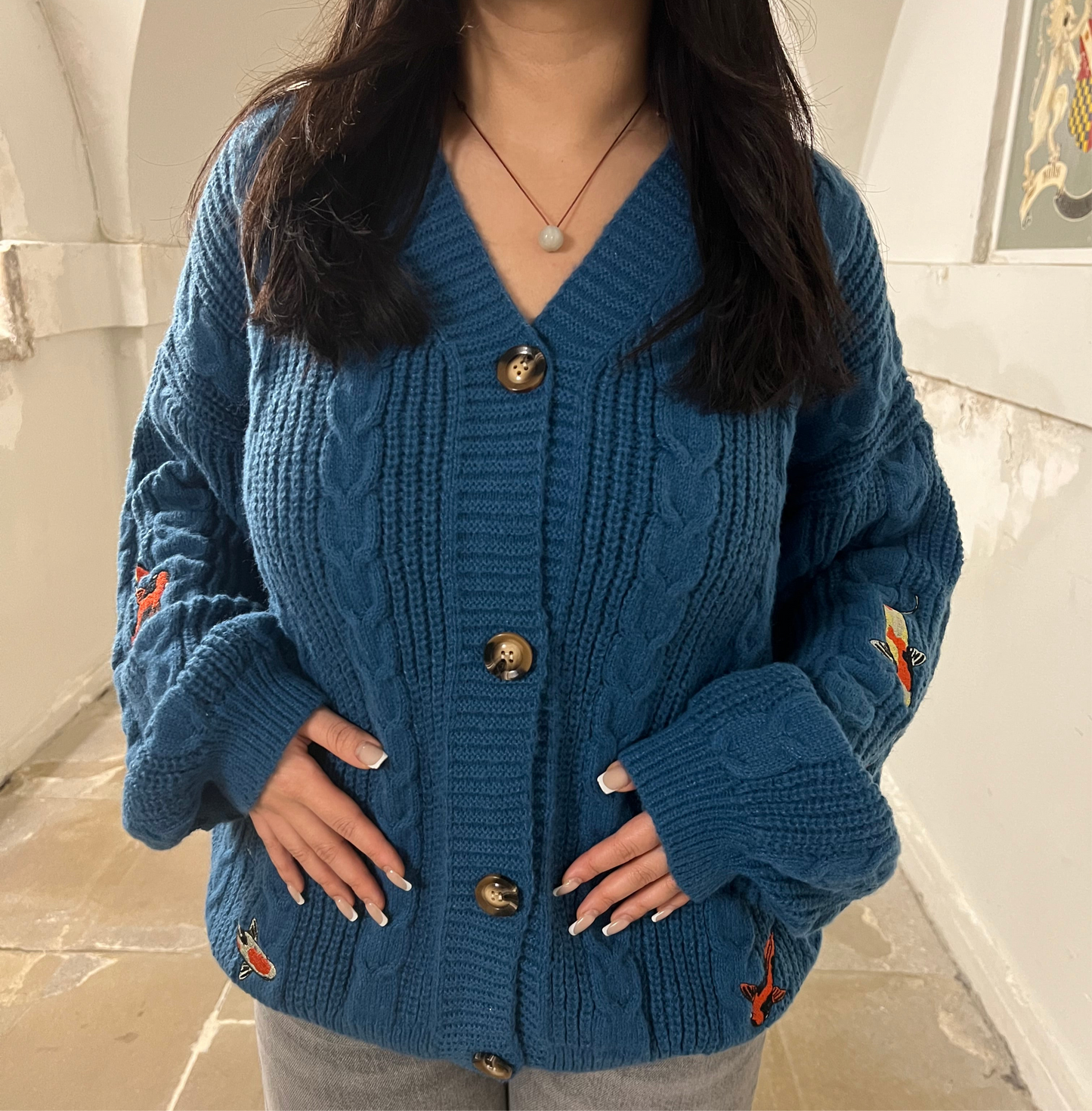 Koi Fish Cardigan