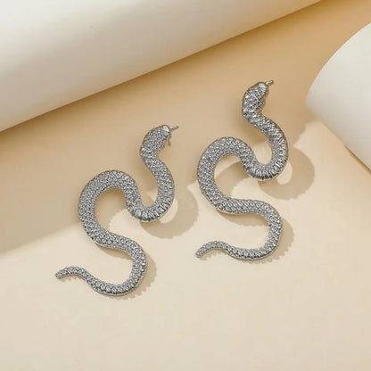 Serpentine Whispers - Earrings