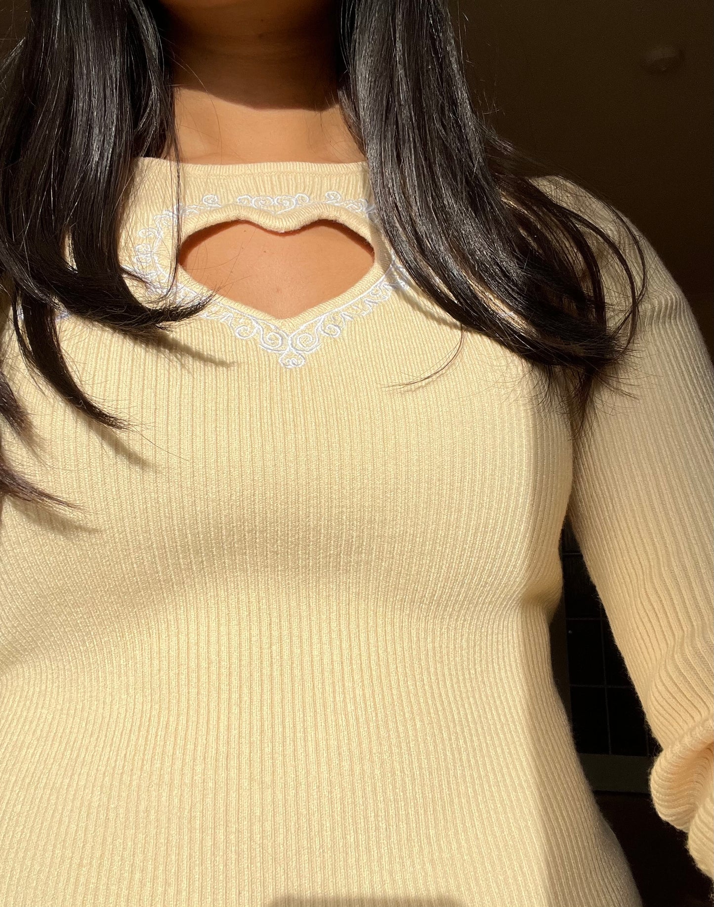 Pastel Yellow Sabrina’s Sweater