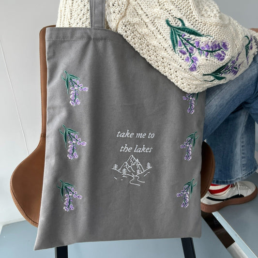 🎁 The Lakes Tote Bag - Dark Grey (100% off)