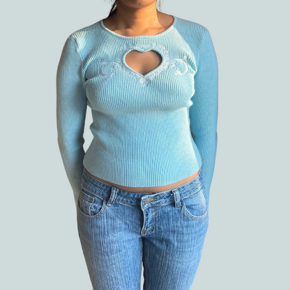 Pastel Blue Sabrina’s Sweater