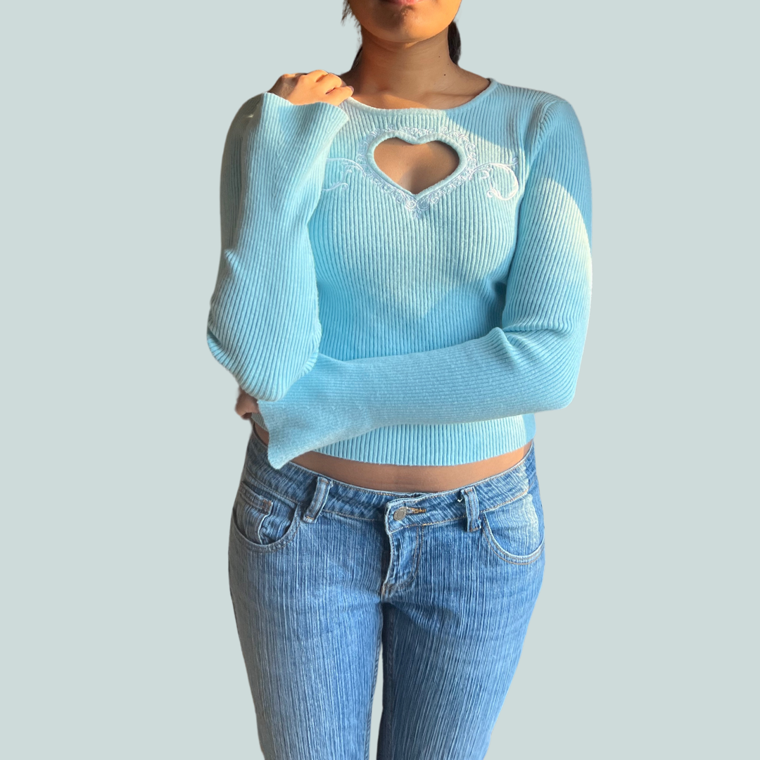 Pastel Blue Sabrina’s Sweater