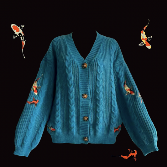 Koi Fish Cardigan