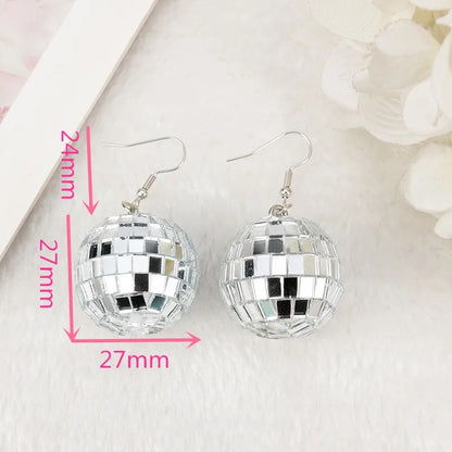 Mirrorball Drop Earrings