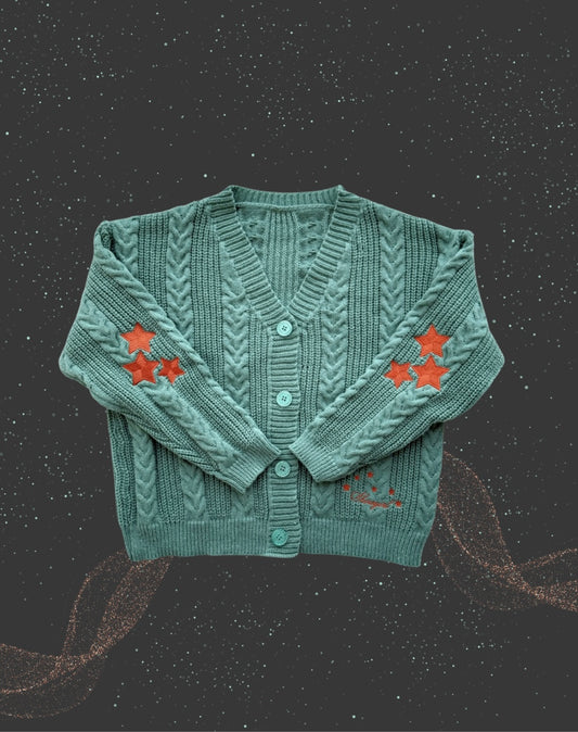 Showgirl Cardigan - Turquoise Variant