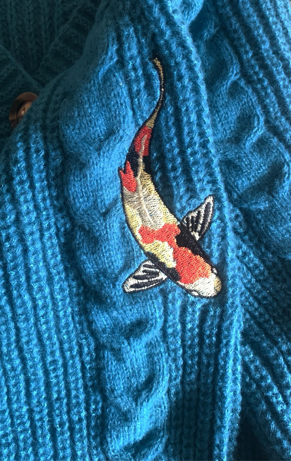 Koi fish sweater on sale