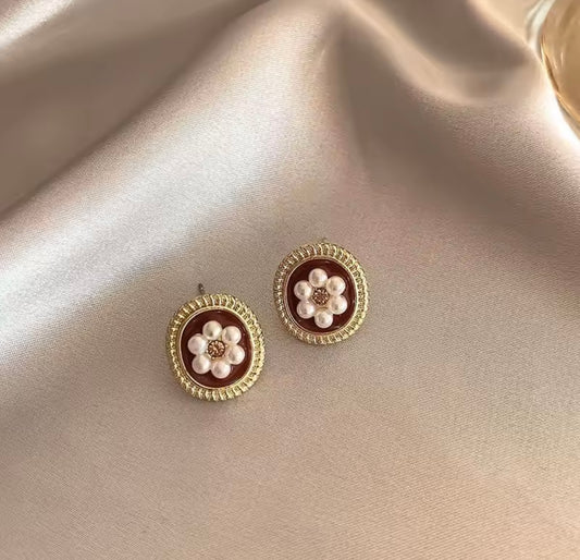Pearl Petals Earrings