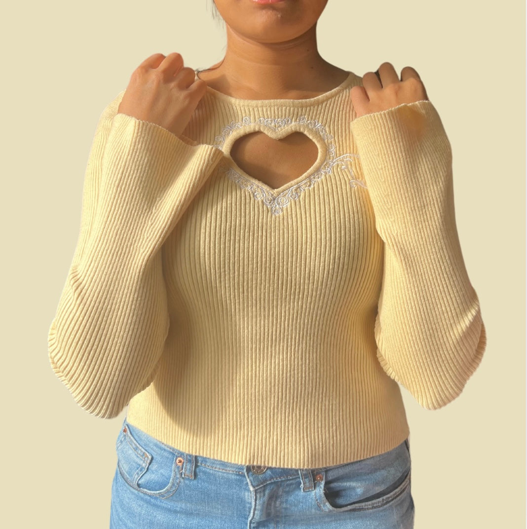 Pastel Yellow Sabrina’s Sweater