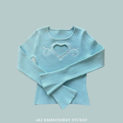 Pastel Blue Sabrina’s Sweater