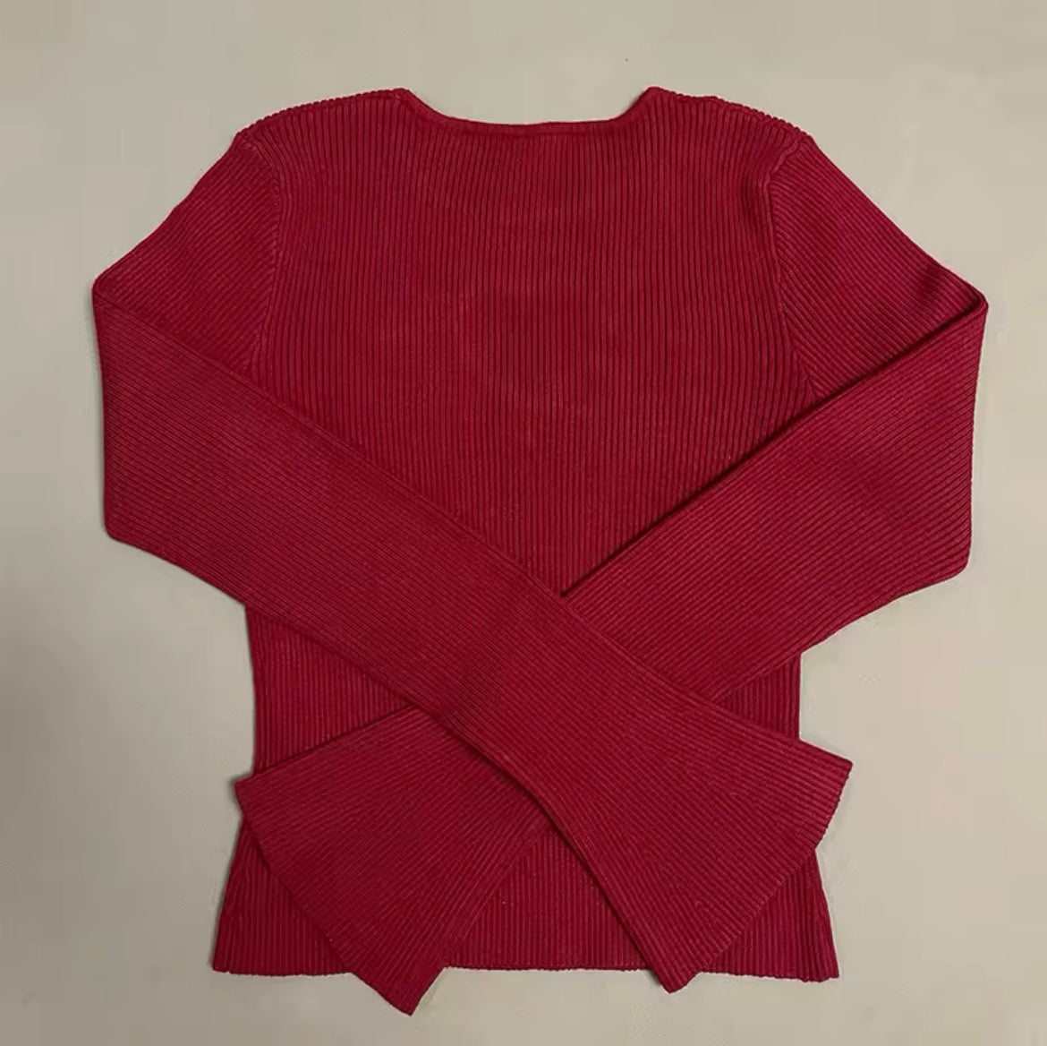 Sabrina’s Sweater - Burgundy Red