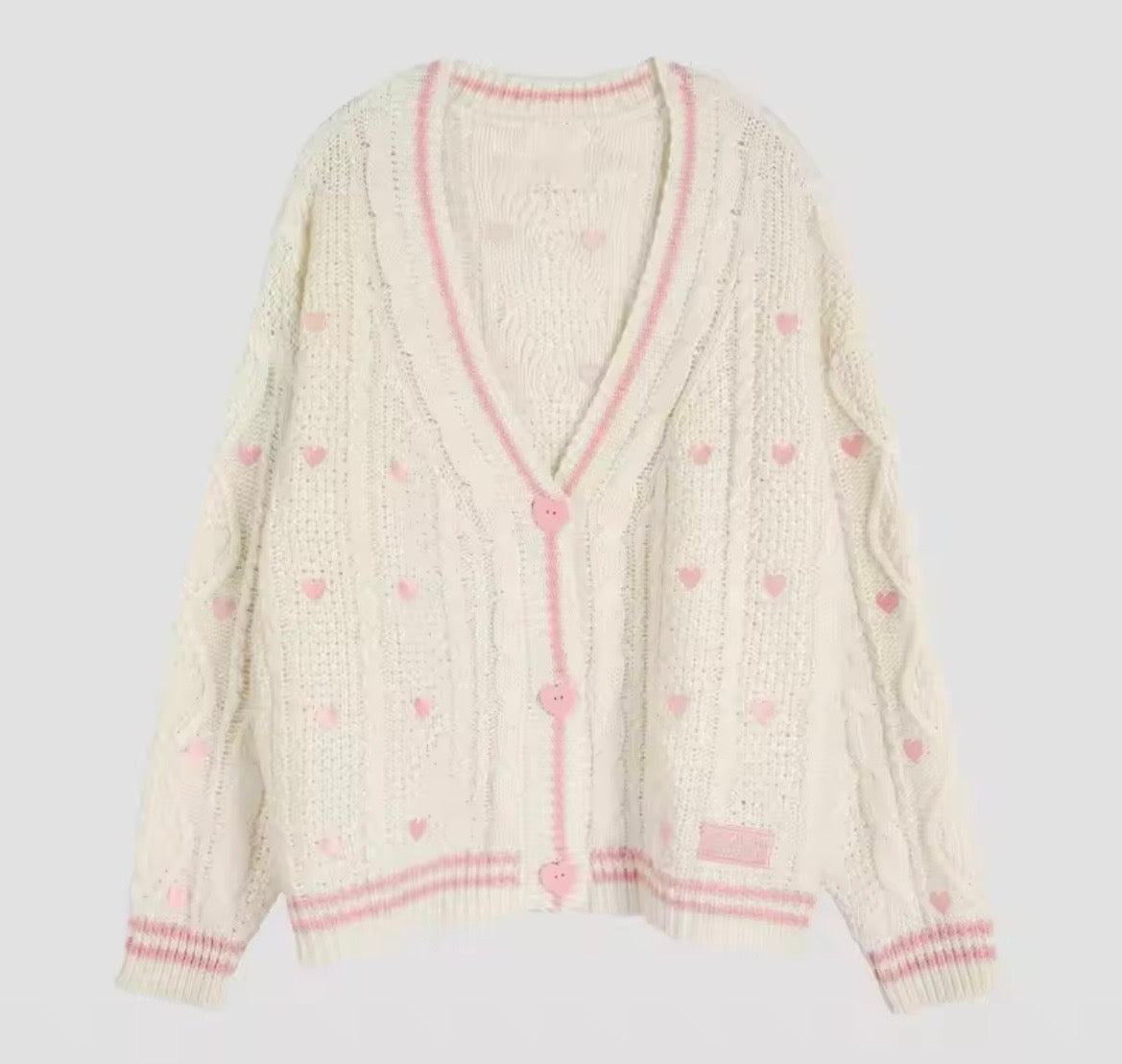Dainty Lover Hearts Cardigan