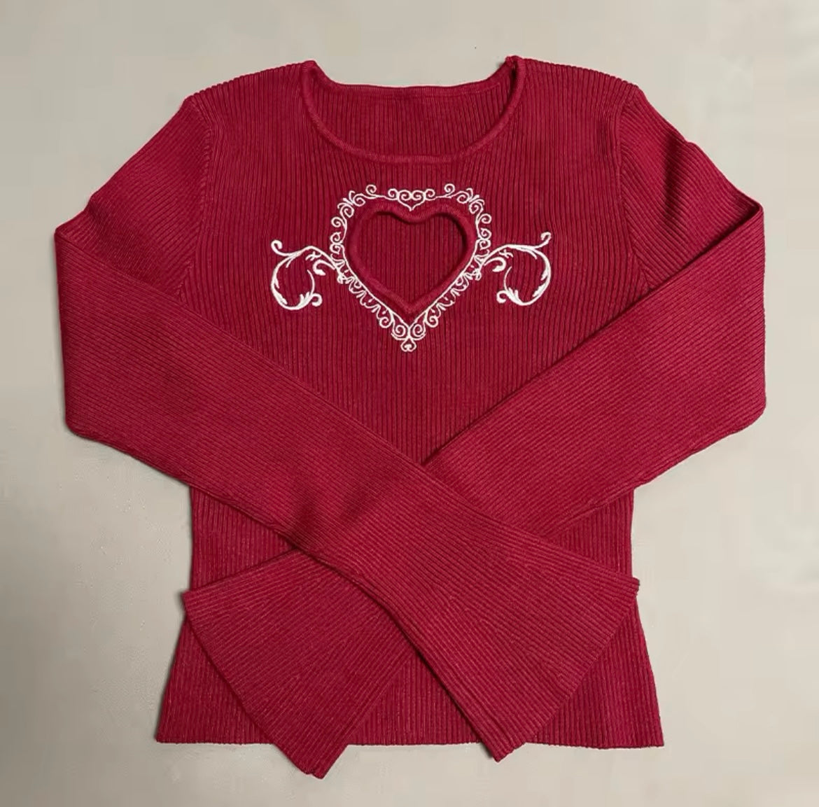 Sabrina’s Sweater - Burgundy Red