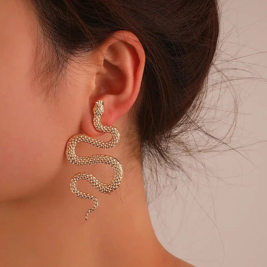 Serpentine Whispers - Earrings