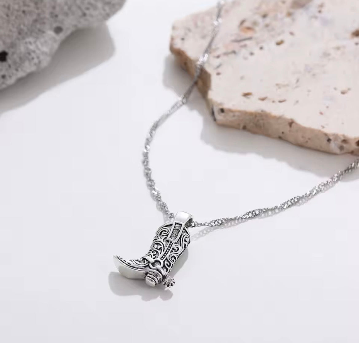 Cowgirl Boots Necklace