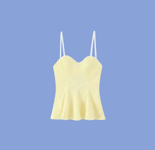 Doll Cami Top - Yellow