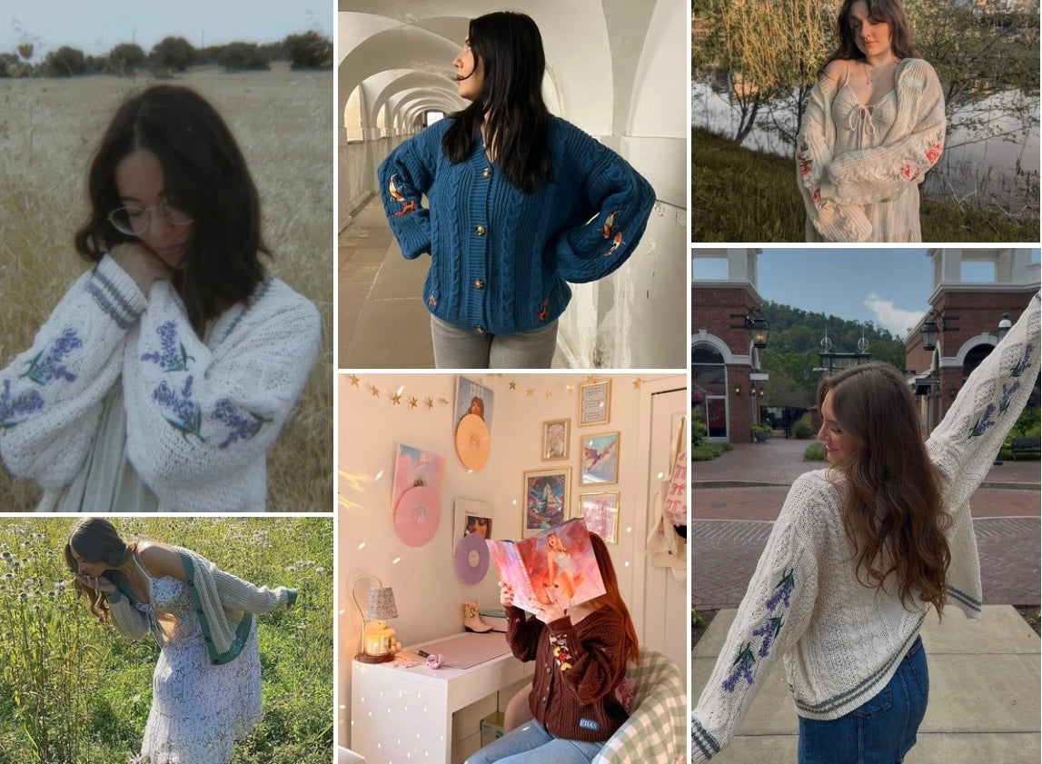 The Lakes Cardigan in Colour - Limited Edition