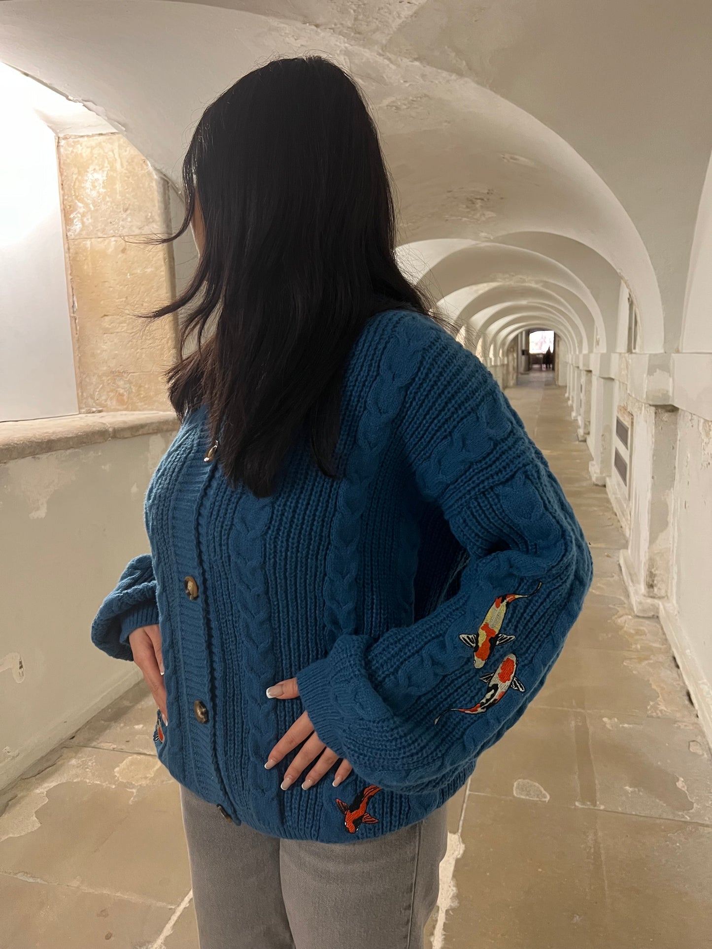 Koi Fish Cardigan