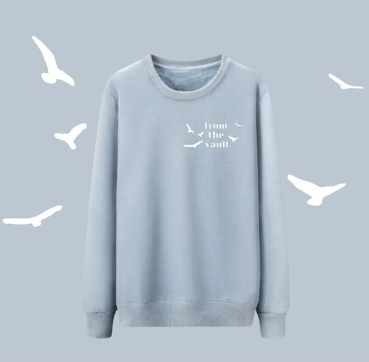 ‘From the vault’ Embroidered Seagull Sweatshirt