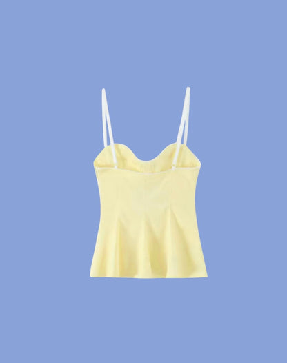 Doll Cami Top - Yellow