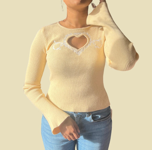 Pastel Yellow Sabrina’s Sweater