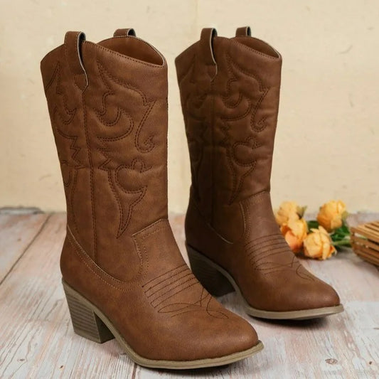 Brown Cowgirl Concert Boots