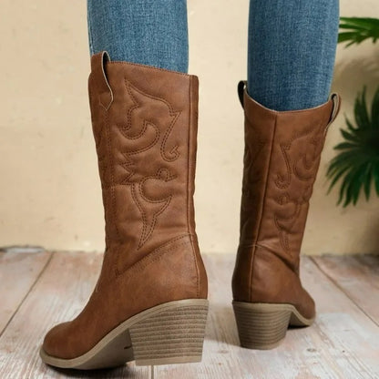 Brown Cowgirl Concert Boots