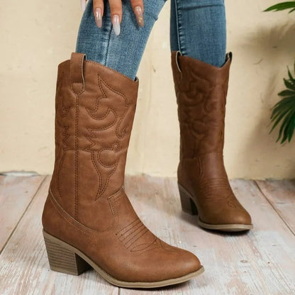Brown Cowgirl Concert Boots