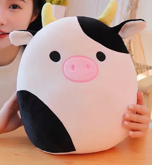 Squishmallowing Cow Plush Toy - Small