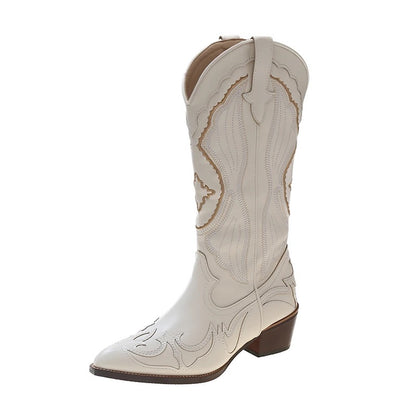 White Cowgirl Concert Boots