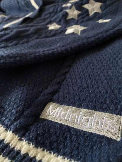 Midnight Blue Starry Cardigan